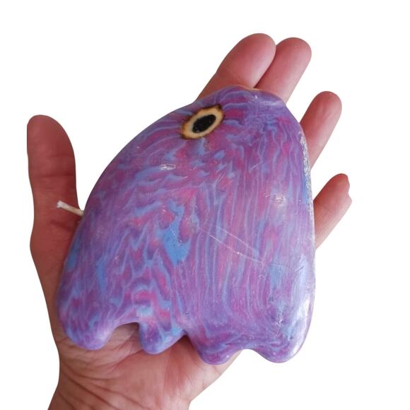 2 Candles Angel Clown Fish Romantic Kissing Lips Colorful Tropical 1970s Collect - Picture 8 of 16